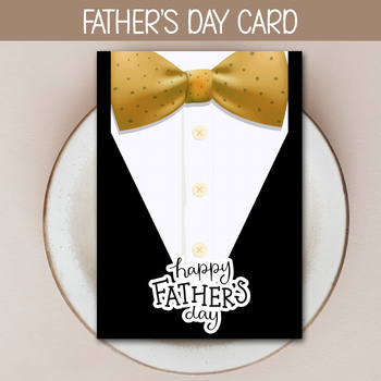Preview of INSTANT DOWNLOAD FATHER'S DAY CARDS, CARD-MAKING TEMPLATE, TAKE HOME DAD GIFTS