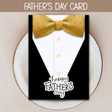 INSTANT DOWNLOAD FATHER'S DAY CARDS, CARD-MAKING TEMPLATE,