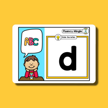 INSTANT Digital Alphabet Fluency Mingle | DISTANCE LEARNING | | TPT