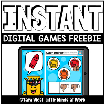 Preview of INSTANT Digital Games | FREE BACK TO SCHOOL GAMES | SEESAW & GOOGLE SLIDES