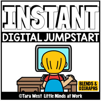 Preview of INSTANT Digital Jumpstart Games: Blends and Digraphs SEESAW & GOOGLE SLIDES™