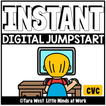 Preview of INSTANT Digital Jumpstart Games: CVC PRE-LOADED TO SEESAW & GOOGLE SLIDES™