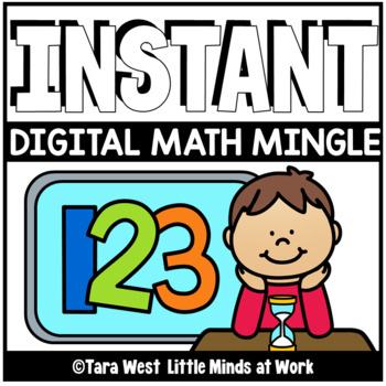 Preview of INSTANT Digital Math Numbers and Computation Fluency Mingle DISTANCE LEARNING