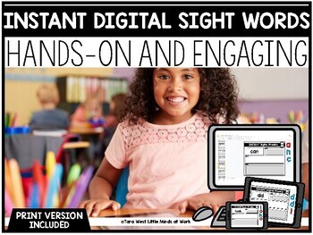 Preview of INSTANT Digital + Print Sight Word Files | DISTANCE LEARNING GOOGLE SLIDES™ |