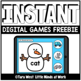 INSTANT Digital Snowman Reveal and Cover CVC Games | SEESA