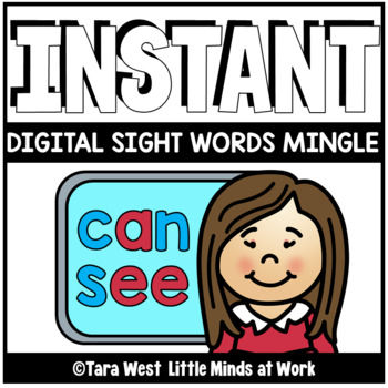 Preview of INSTANT Digital Sight Words Mingle | DISTANCE LEARNING |