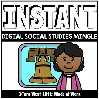 Preview of INSTANT Digital Social Studies Mingle Slides | DISTANCE LEARNING |
