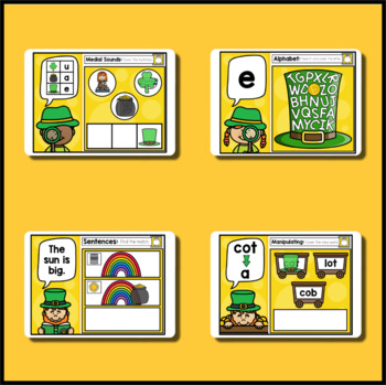 INSTANT Digital Thematic Mini Games: BEES LOADED TO SEESAW & GOOGLE SLIDES