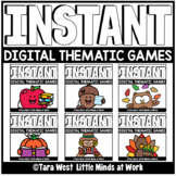 INSTANT Digital THEMATIC Mini FALL Games PRE-LOADED TO SEE
