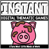 INSTANT Digital Thematic Mini Games: PIGS LOADED TO SEESAW