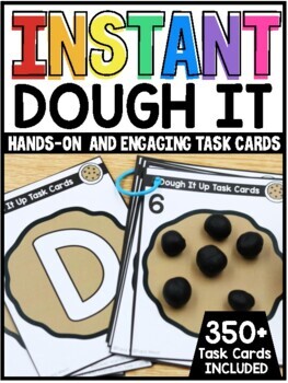 Preview of INSTANT Dough Exploration Hands-On Task Cards