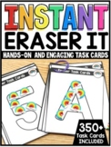 INSTANT Mini Eraser Exploration Hands-On Task Cards
