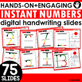 INSTANT Numbers Handwriting Slides Hands-On + Engaging