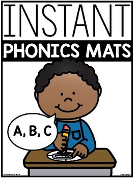 Preview of INSTANT Phonics Mats (a set of 300 center mats)