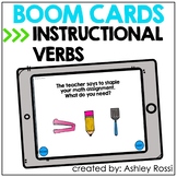 INSTRUCTIONAL VERBS - Speech Therapy BOOM Cards™️ 