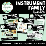 INSTRUMENT FAMILIES BUNDLE-  Posters, Games & Activities!!!