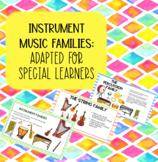 INSTRUMENT MUSIC FAMILIES: adapted for special learners