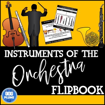 Preview of INSTRUMENTS OF THE ORCHESTRA FLIPBOOK