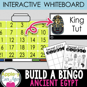 Preview of INTERACTIVE Ancient Egypt Build A Bingo  - NO PREP