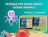 INTERACTIVE BOOK ABOUT OCEAN ANIMALS AND ADJECTIVES- Engli