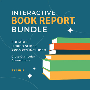 Preview of Book Report Template Bundle | DIGITAL AND PRINTABLE