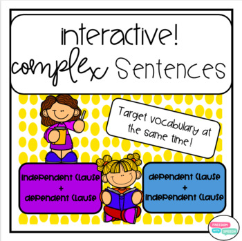 Preview of DIGITAL INTERACTIVE! Complex Sentences