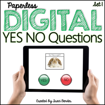 Preview of INTERACTIVE Digital Yes/No Questions {Distance Learning}