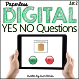 INTERACTIVE Digital Yes/No Questions Set 2 {Distance Learning}