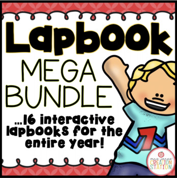 Preview of INTERACTIVE LAPBOOK BUNDLE | SCIENCE AND LITERACY ACTIVITIES | KINDER AND FIRST