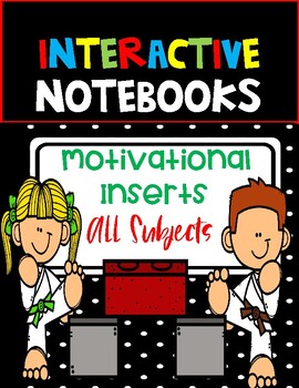 Preview of NOTEBOOK COVERS FOLDER COVERS GROWTH MINDSET INSERTS / MOTIVATIONAL POSTERS