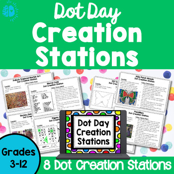 Preview of INTERNATIONAL DOT DAY | Creation Stations MakerSpace | Art DIY Codes | The Dot