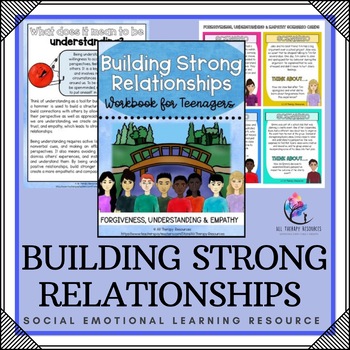 Preview of INTERPERSONAL SKILLS & CONFLICT RESOLUTION Workbook for Teens