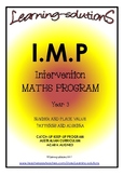 INTERVENTION MATHS PROGRAM - IMP Year 3 - ACARA Aligned - 