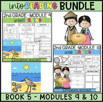 Preview of INTO READING 2ND GRADE HMH BUNDLE MODULES 9 - 10