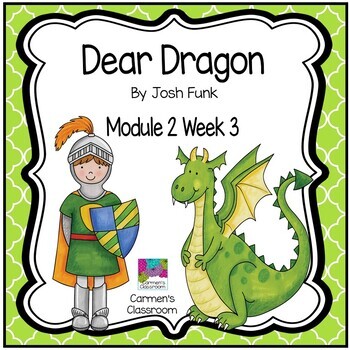 Preview of Into Reading HMH 3rd Grade Module 2 Week 3 - Dear Dragon Supplement