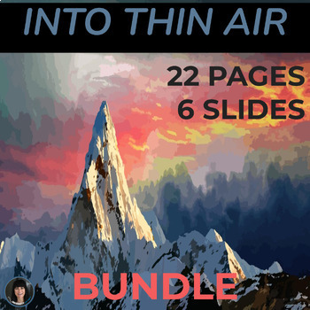 Preview of INTO THIN AIR, Jon Krakauer Into Thin Air, High School ELA non-fiction, digital