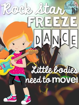 Preview of Brain Breaks - Rock Star Freeze Dance