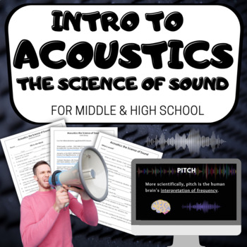 Preview of INTRO TO ACOUSTICS the Science of Sound Middle and High School Unit