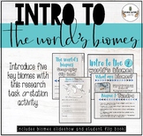 INTRO TO BIOMES: FLIP BOOK LESSON FOR MIDDLE SCHOOL