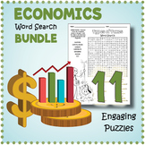 INTRO TO ECONOMICS & BUSINESS BUNDLE - 11 Word Search Work