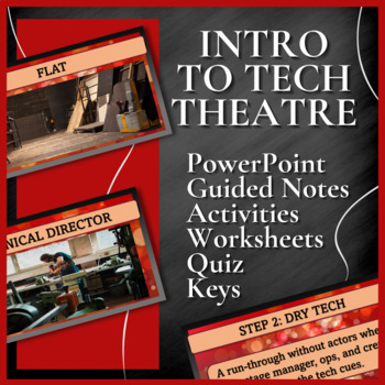 Preview of INTRO TO TECH | 3 Day Unit | Theatre & Drama