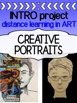 INTRO project for high school visual art - CREATIVE PORTRAITS! by Dream ...