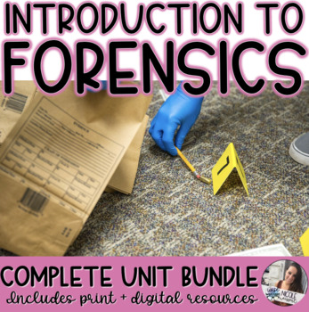 Preview of INTRODUCTION TO FORENSICS - Complete Unit Bundle