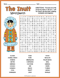 INUIT Word Search Puzzle Worksheet Activity