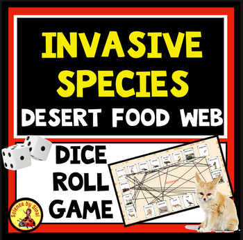 Preview of INVASIVE SPECIES OF THE DESERT FOOD WEB Dice Roll Game MS-ESS3-3