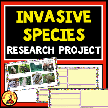 Preview of INVASIVE SPECIES Research Project-Graphic Organiser Research Prompts MS-ESS3-3