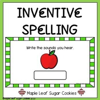 Preview of INVENTIVE SPELLING - Distance Learning - Google Slides