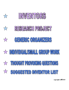 Preview of INVENTORS  RESEARCH PROJECT
