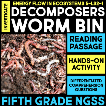 Preview of INVESTIGATE Decomposers in Food Webs - Create a Worm Bin Hands-on Activity