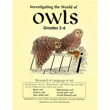 Preview of INVESTIGATING THE WORLD OF OWLS Gr. 3-6